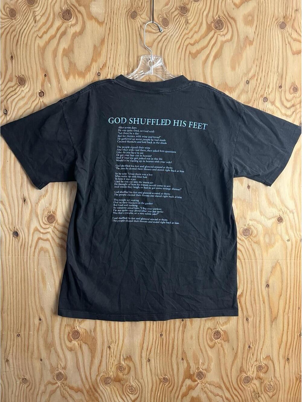 RARE VTG 1994 Crash Test Dummies God Shuffled His Feet Album Promo Tee Mens L - Picture 6 of 9